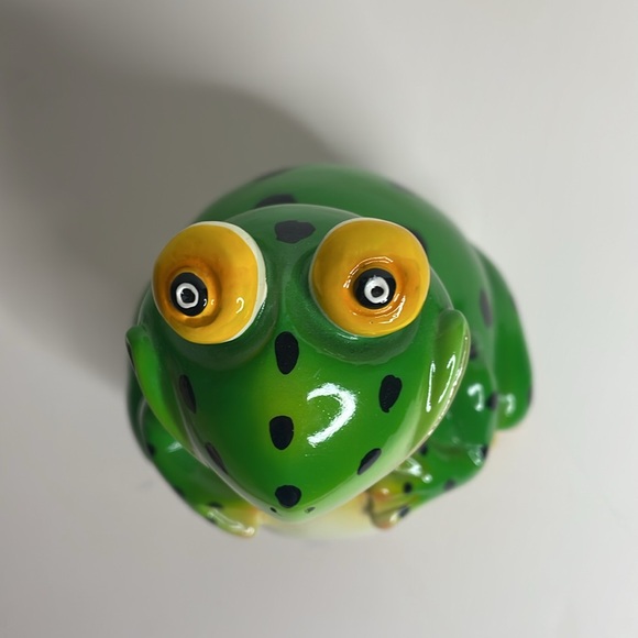 Vintage Exhart glossy bobble head wobbler frog - Picture 5 of 6